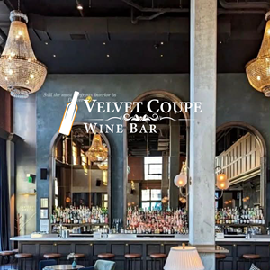 Logo Design by Design Kit Mazba for Velvet Coupe Wine Bar | Design: #36513738