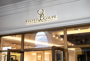 Logo Design by Design Kit Mazba for Velvet Coupe Wine Bar | Design: #36513740