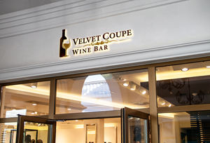 Logo Design by Design Kit Mazba for Velvet Coupe Wine Bar | Design: #36513752