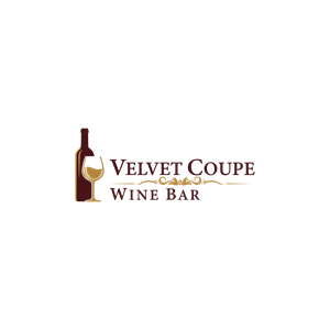 Logo Design by Design Kit Mazba for Velvet Coupe Wine Bar | Design: #36513754