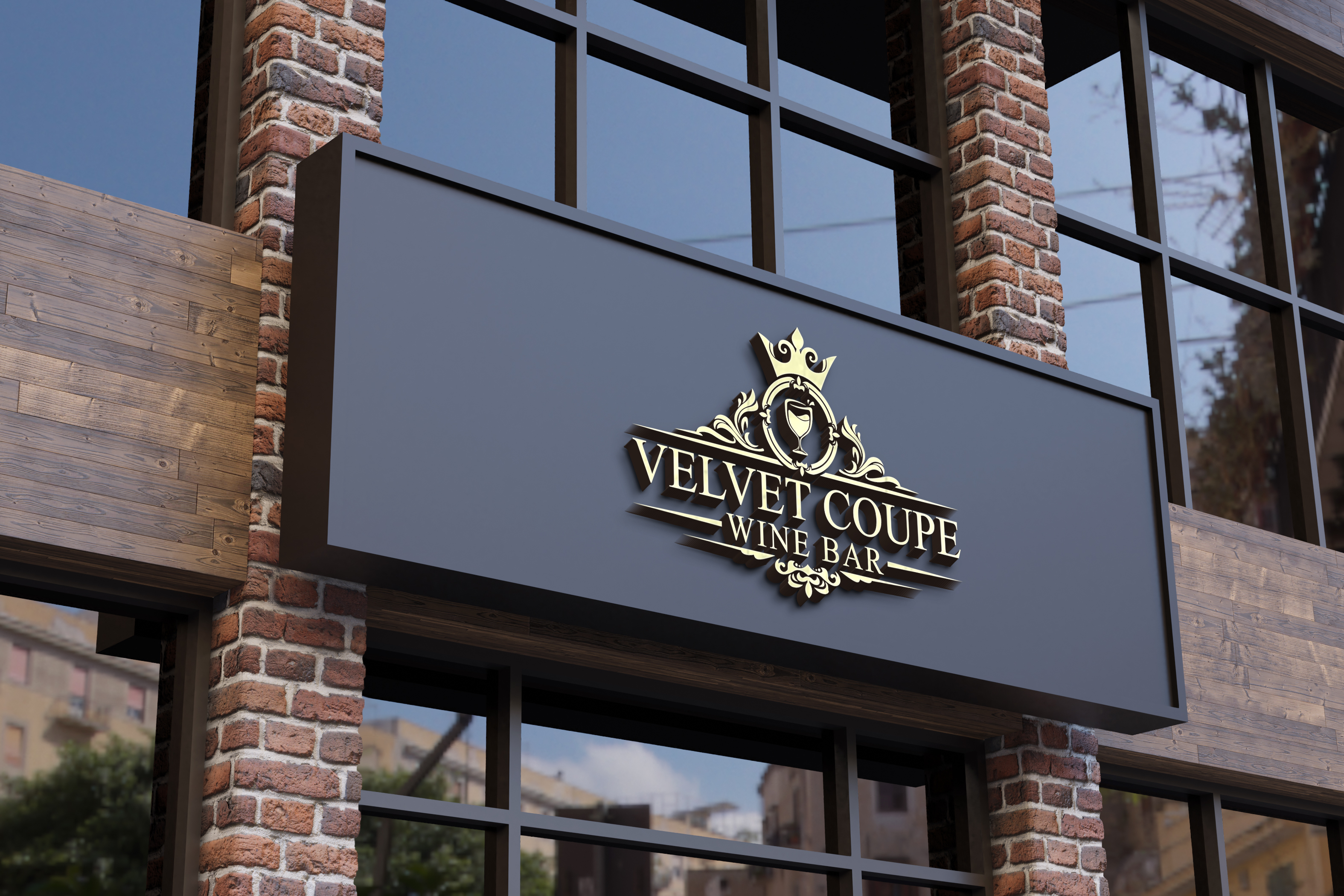 Logo Design by Jubaidur Creative Designer for Velvet Coupe Wine Bar | Design #36536627