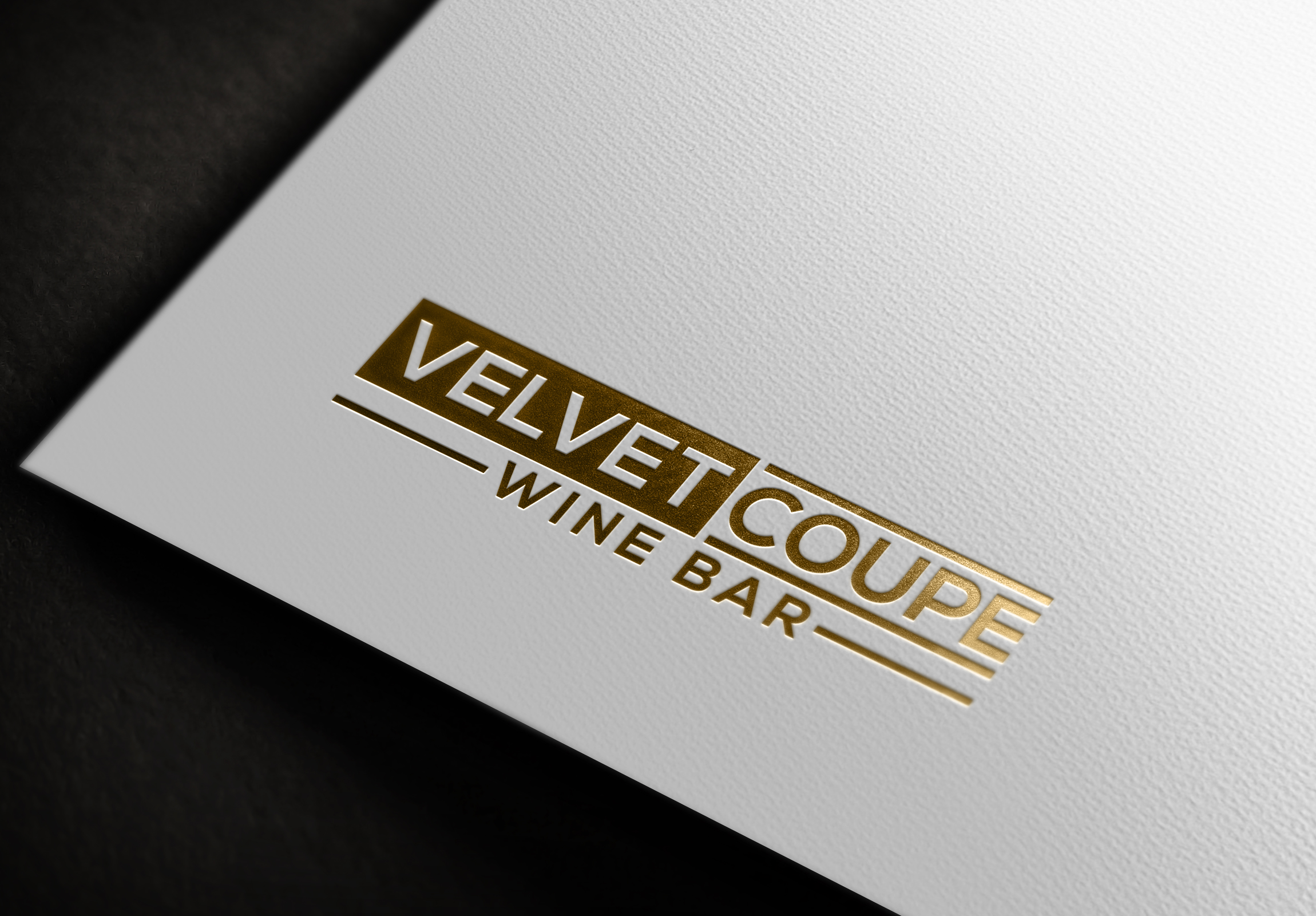 Logo Design by Jubaidur Creative Designer for Velvet Coupe Wine Bar | Design #36536634