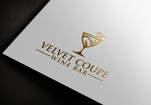 Logo Design by Jubaidur Creative Designer for Velvet Coupe Wine Bar | Design: #36536637