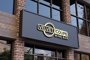Logo Design by Jubaidur Creative Designer for Velvet Coupe Wine Bar | Design: #36536639