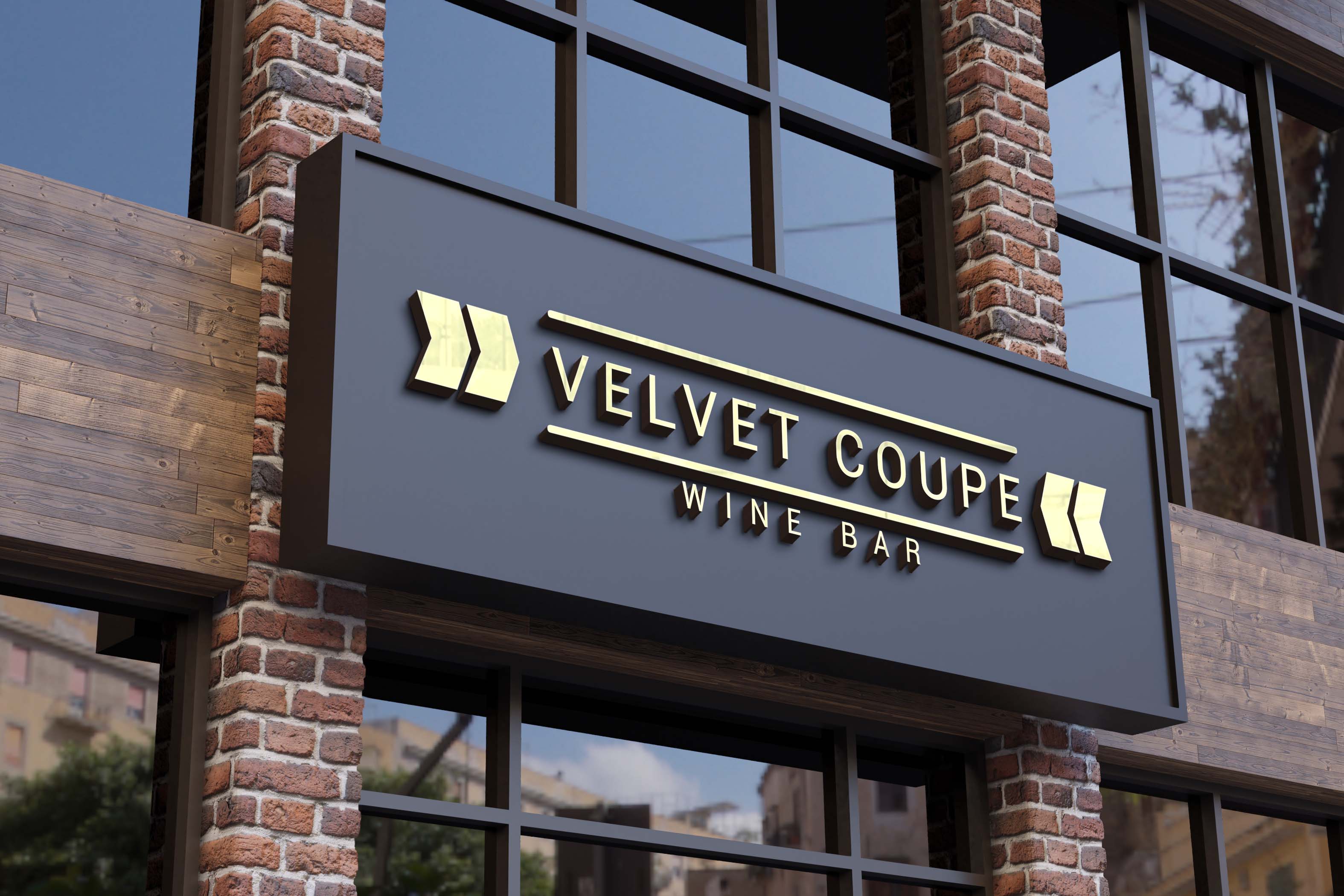 Logo Design by HaveTake for Velvet Coupe Wine Bar | Design #36511282