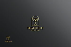 Logo Design by raju.creative for Velvet Coupe Wine Bar | Design: #36508544