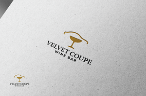 Logo Design by raju.creative for Velvet Coupe Wine Bar | Design: #36508545
