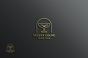 Logo Design by raju.creative for Velvet Coupe Wine Bar | Design: #36562872