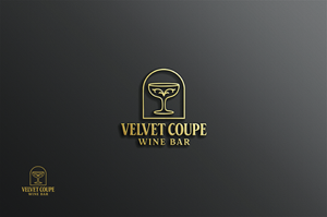 Logo Design by raju.creative for Velvet Coupe Wine Bar | Design #36562873