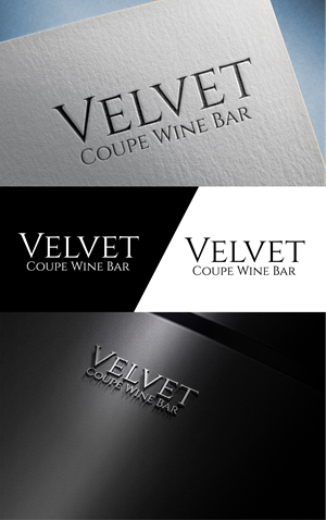 Logo Design by magic.art for Velvet Coupe Wine Bar | Design: #36552879