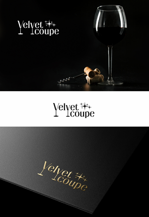 Logo Design by noon3897 for Velvet Coupe Wine Bar | Design: #36525230