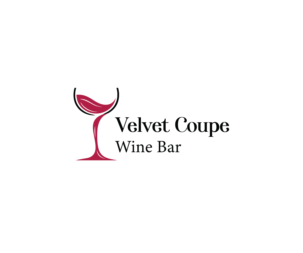 Logo Design by Ms.18 for Velvet Coupe Wine Bar | Design #36504082