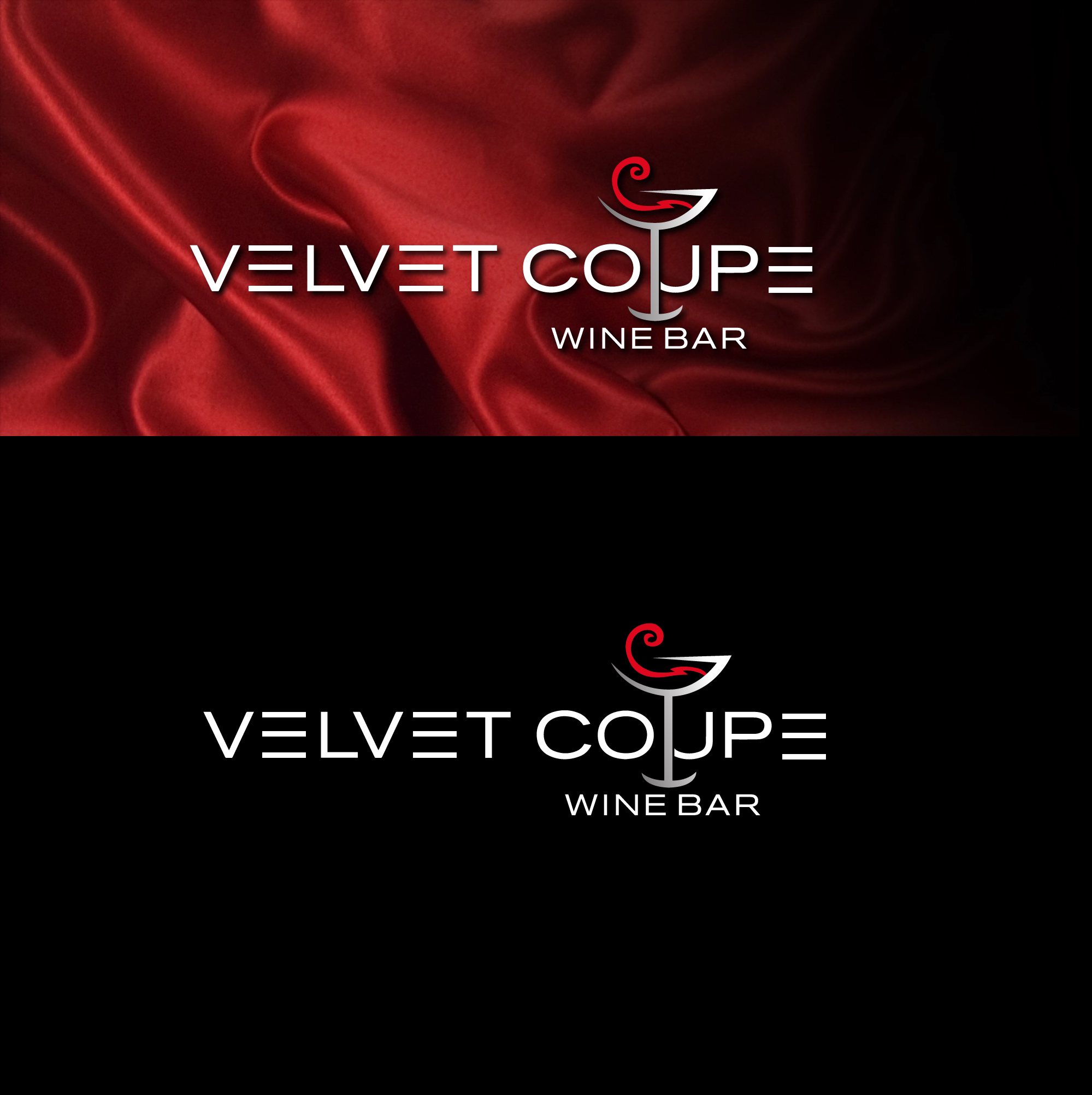 Logo Design by Subha_Islam for Velvet Coupe Wine Bar | Design #36547355