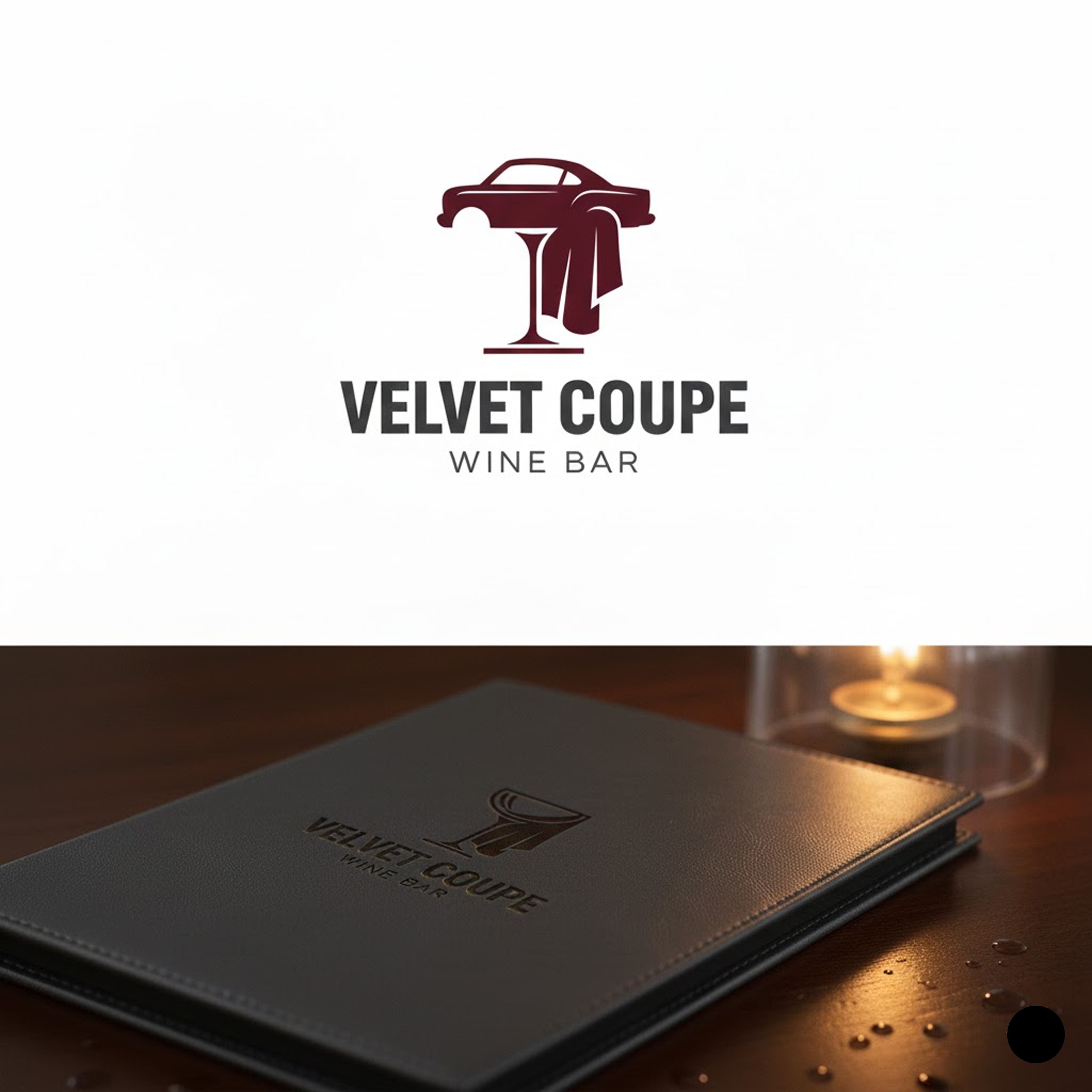 Logo Design by saimo1 for Velvet Coupe Wine Bar | Design #36534834