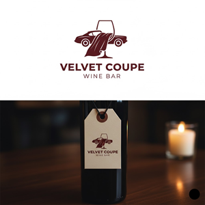 Logo Design by saimo1 for Velvet Coupe Wine Bar | Design: #36534836
