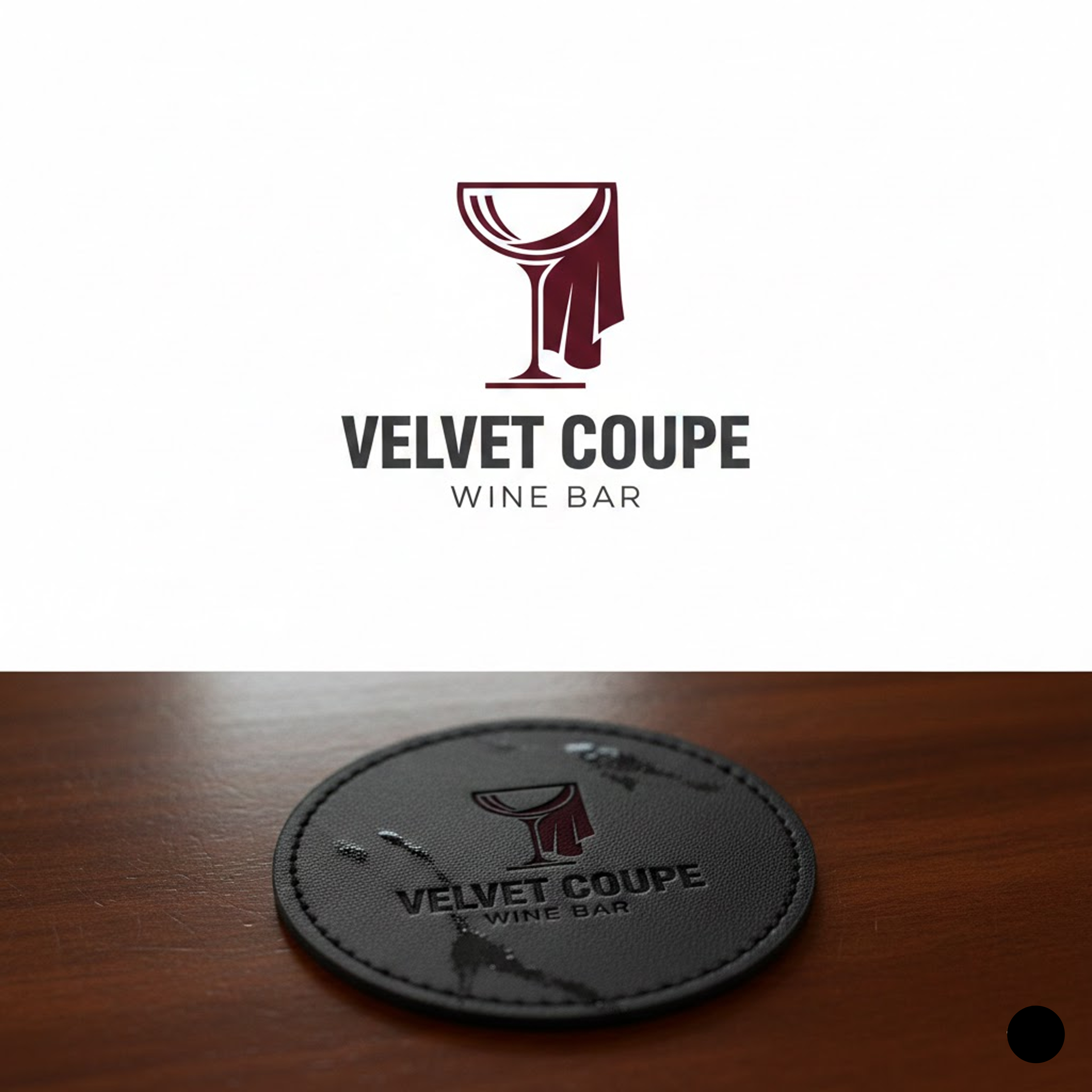Logo Design by saimo1 for Velvet Coupe Wine Bar | Design #36534838