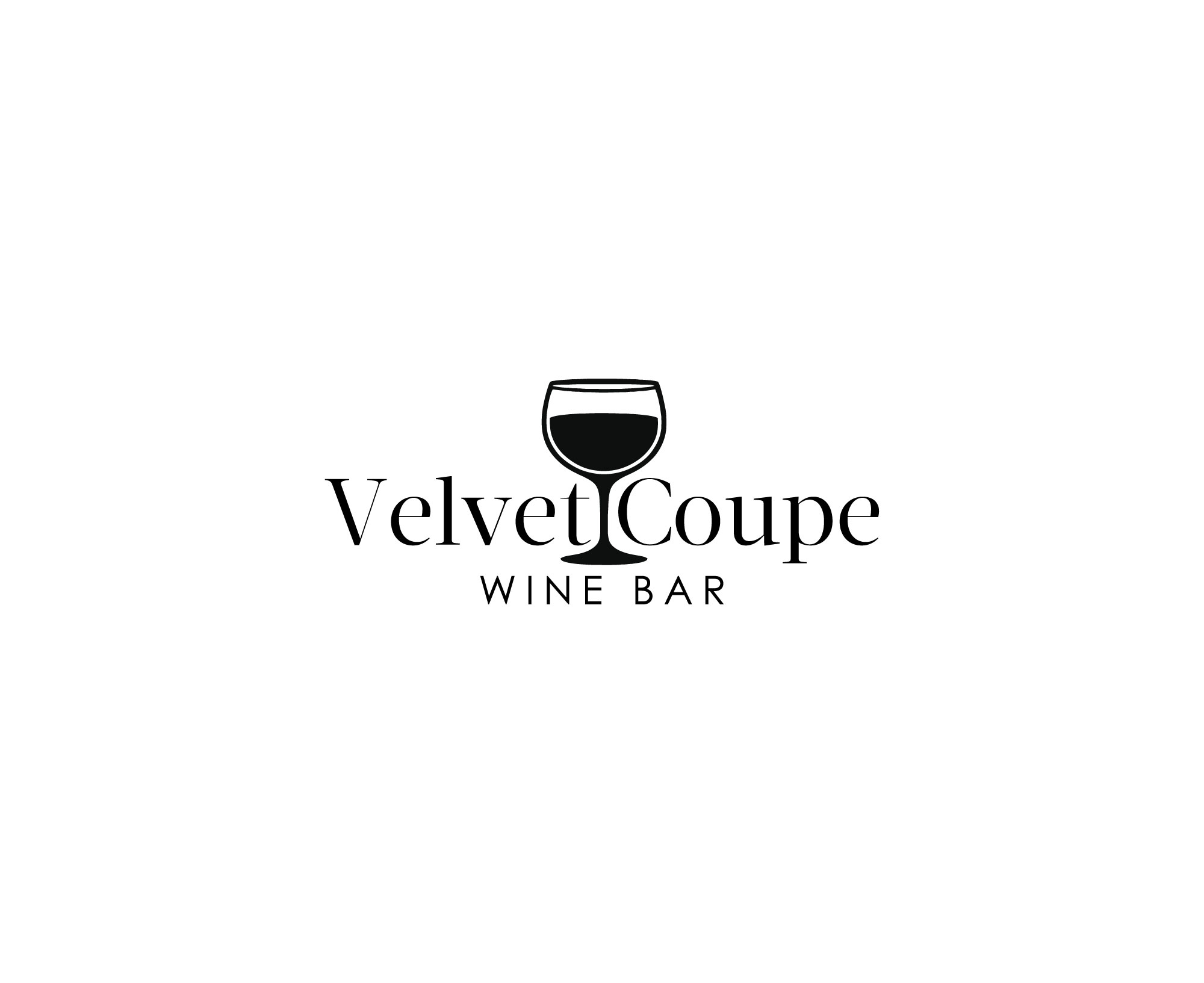 Diseño de Logo por Mehedi100 para Velvet Coupe Wine Bar | Diseño #36504063