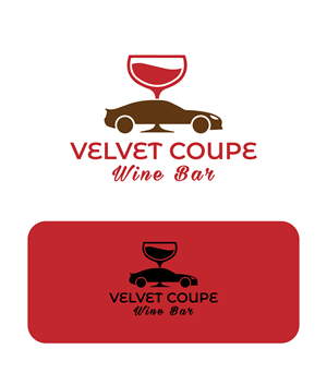 Logo Design by shees008 for Velvet Coupe Wine Bar | Design: #36508967