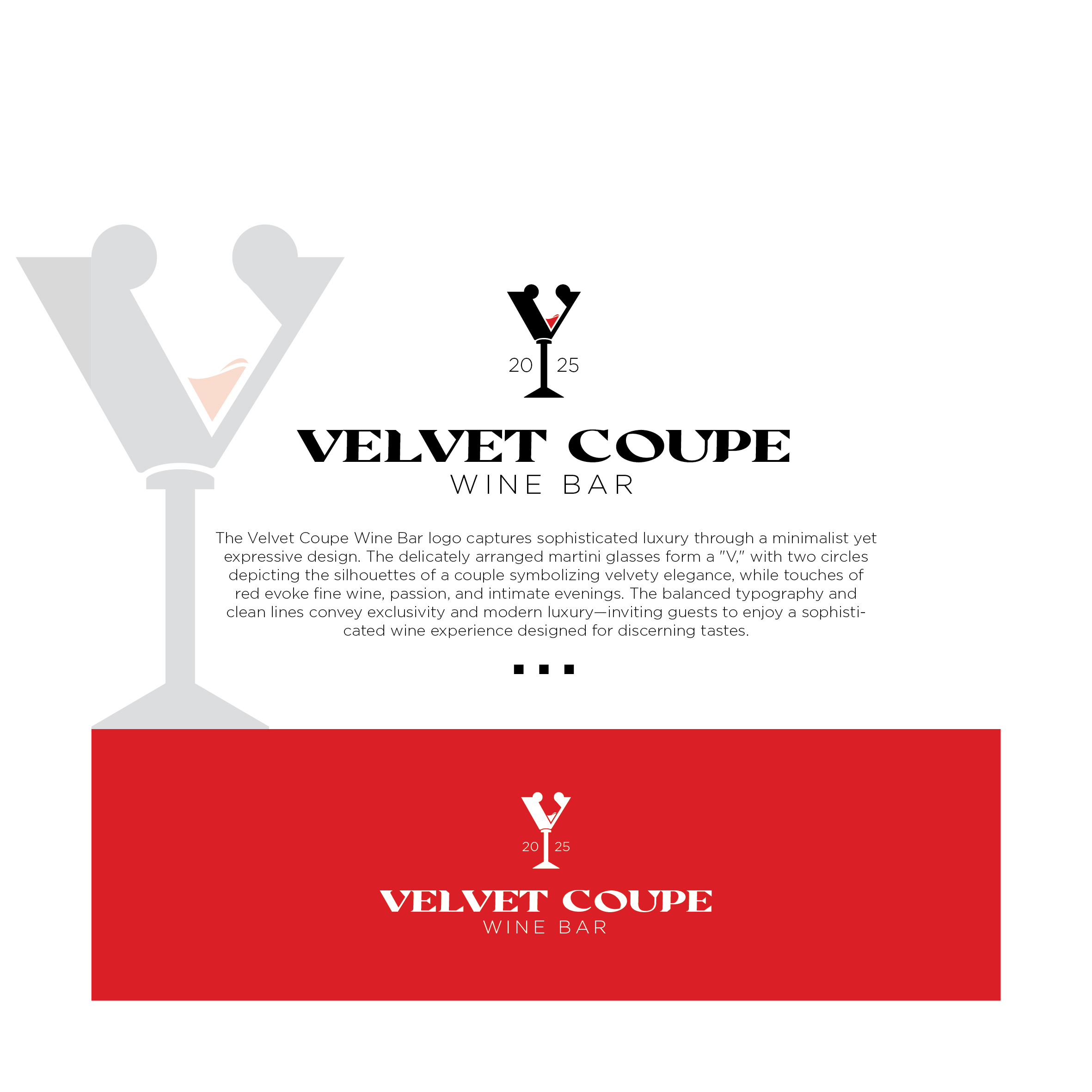 Logo Design by santoso.budi2904 for Velvet Coupe Wine Bar | Design #36564352