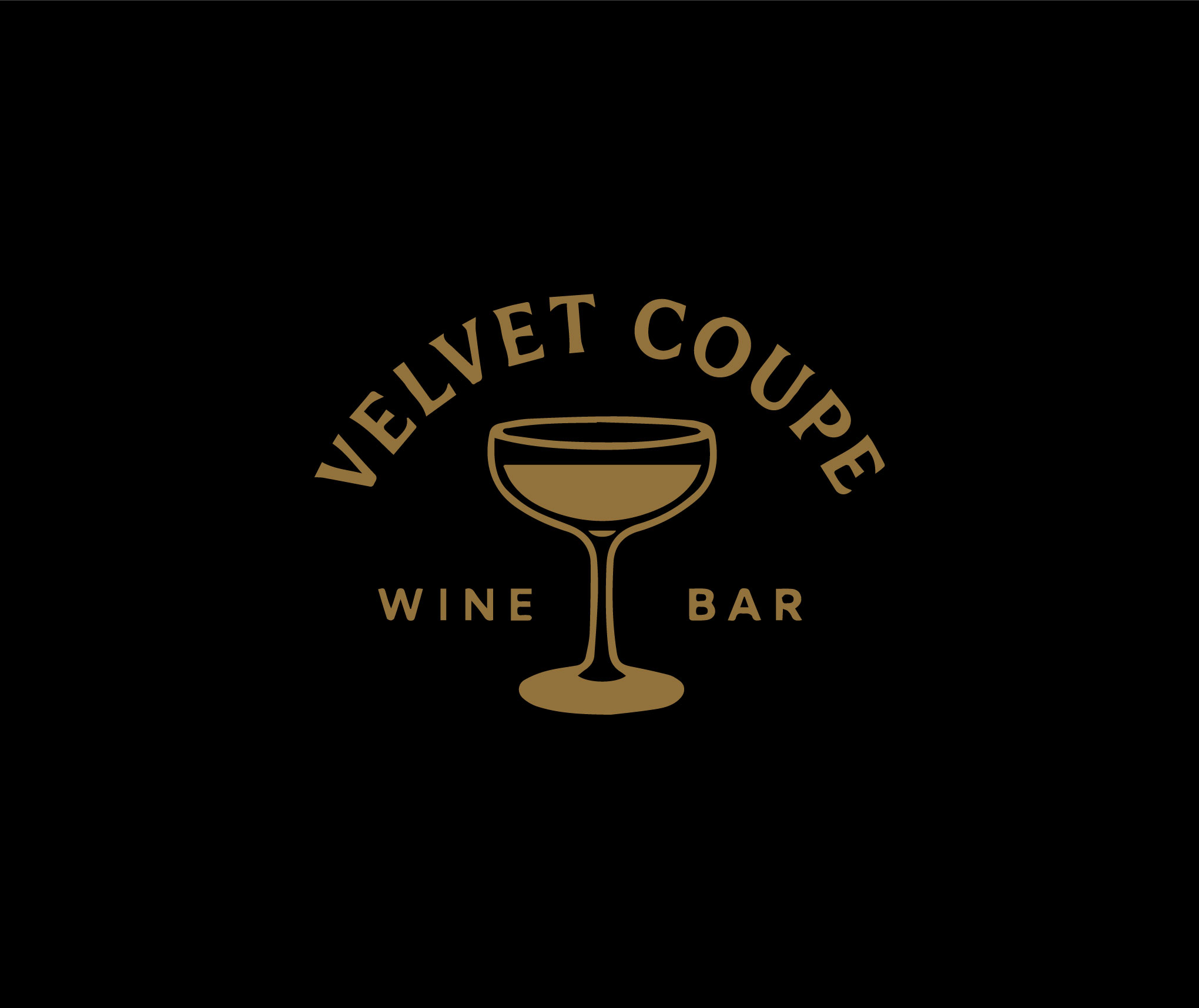 Logo Design by sehrish_shaikh for Velvet Coupe Wine Bar | Design #36511948