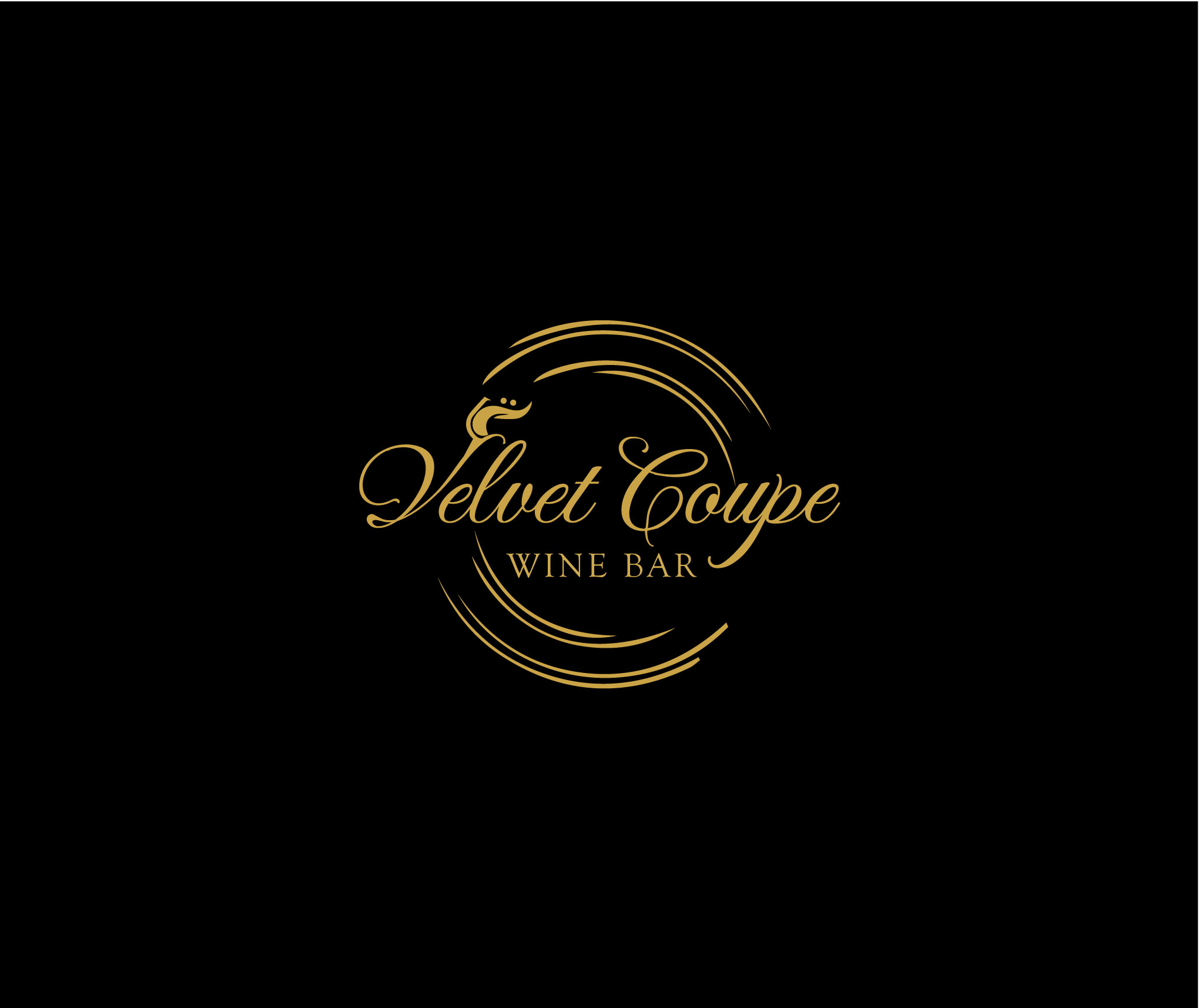 Logo Design by sehrish_shaikh for Velvet Coupe Wine Bar | Design #36513620