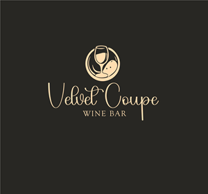 Logo Design by sehrish_shaikh for Velvet Coupe Wine Bar | Design: #36556330
