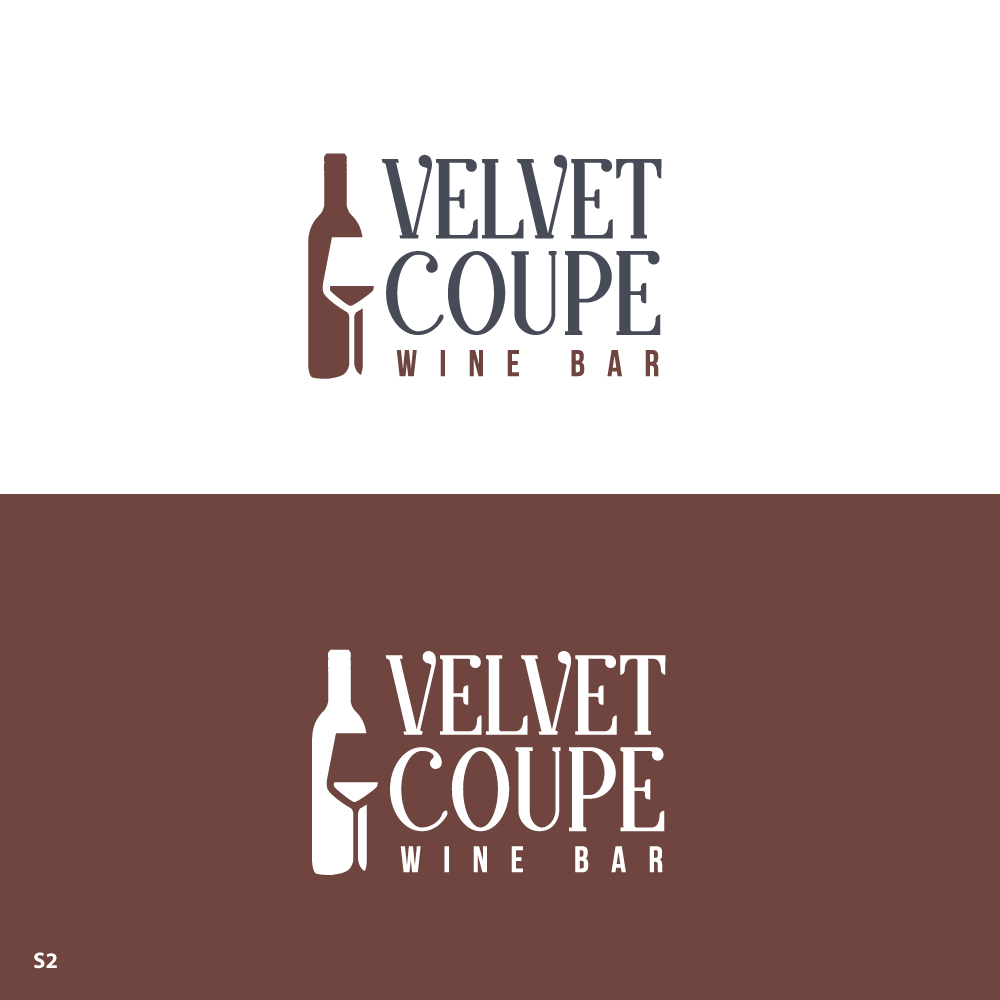 Design de Logo par Sujit Banerjee pour Velvet Coupe Wine Bar | Design #36504880