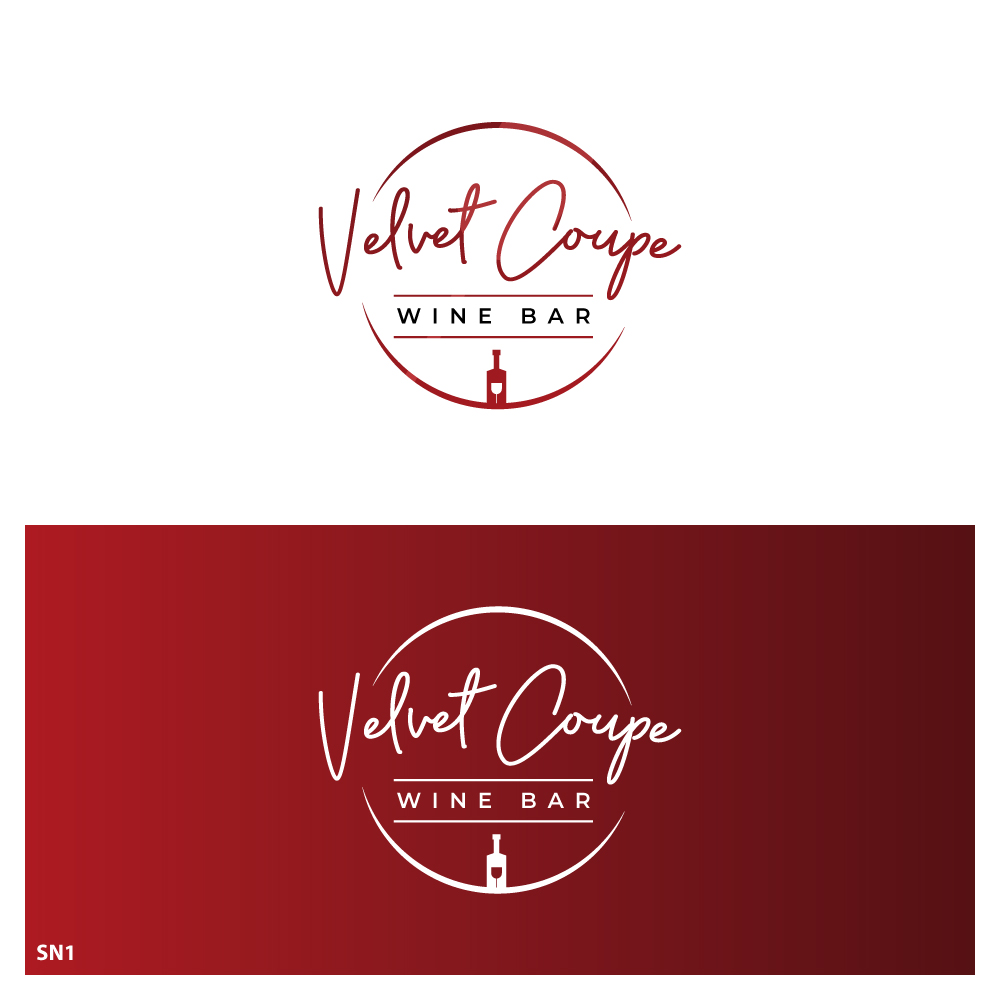 Design de Logo par Sujit Banerjee pour Velvet Coupe Wine Bar | Design #36504881