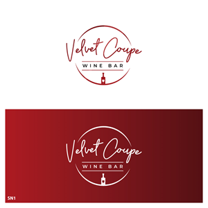 Logo-Design von Sujit Banerjee für Velvet Coupe Wine Bar | Design: #36504881