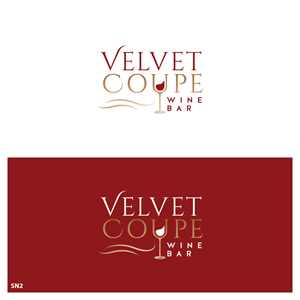 Logo-Design von Sujit Banerjee für Velvet Coupe Wine Bar | Design: #36504882