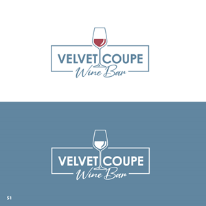 Logo-Design von Sujit Banerjee für Velvet Coupe Wine Bar | Design: #36504883