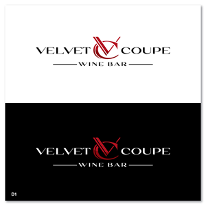 Logo-Design von Sujit Banerjee für Velvet Coupe Wine Bar | Design: #36504884