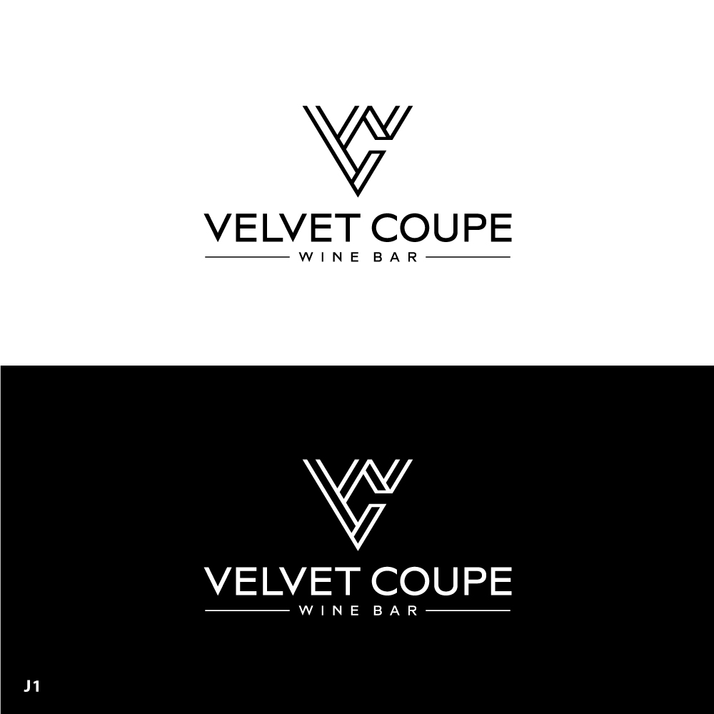 Diseño de Logo por Sujit Banerjee para Velvet Coupe Wine Bar | Diseño #36504886