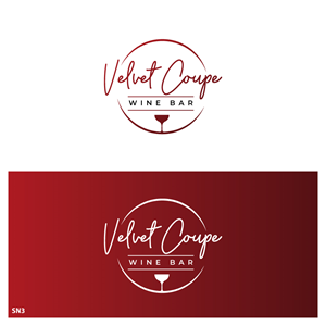Logo Design by Sujit Banerjee for Velvet Coupe Wine Bar | Design: #36509898