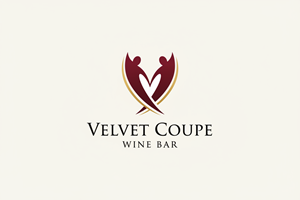 Logo Design by raigraphics for Velvet Coupe Wine Bar | Design: #36507682