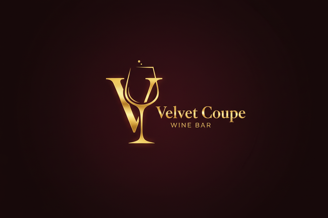 Logo Design by raigraphics for Velvet Coupe Wine Bar | Design #36507685