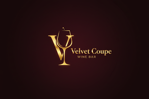 Logo Design by raigraphics for Velvet Coupe Wine Bar | Design: #36507685