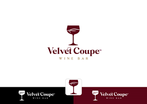 Diseño de Logo por ~idiaz~ para Velvet Coupe Wine Bar | Diseño: #36513592