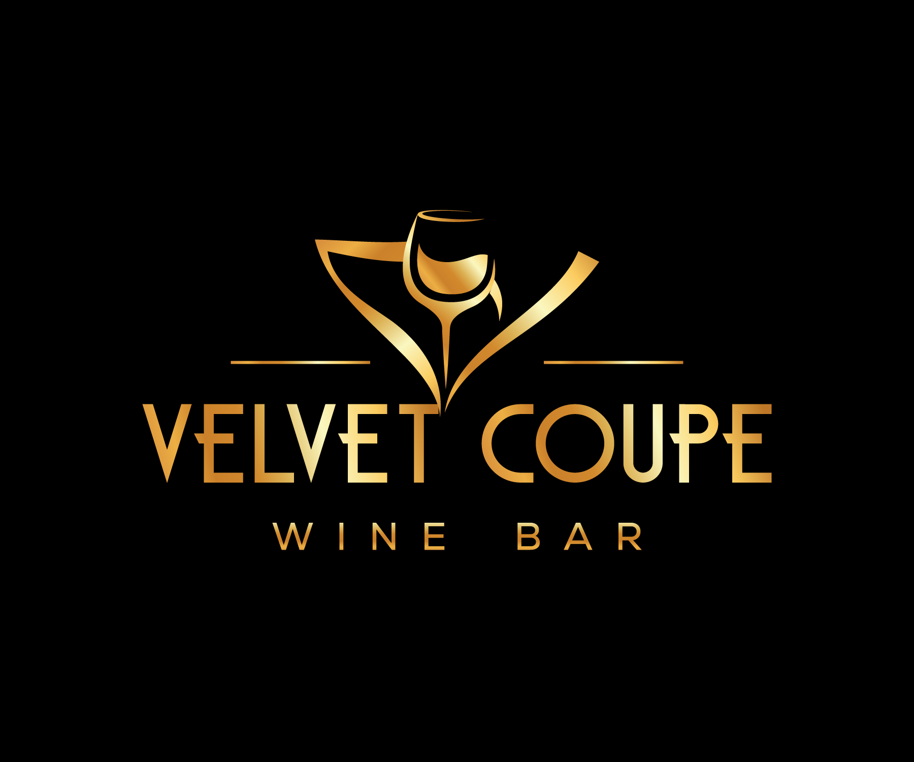 Diseño de Logo por debdesign para Velvet Coupe Wine Bar | Diseño #36506657