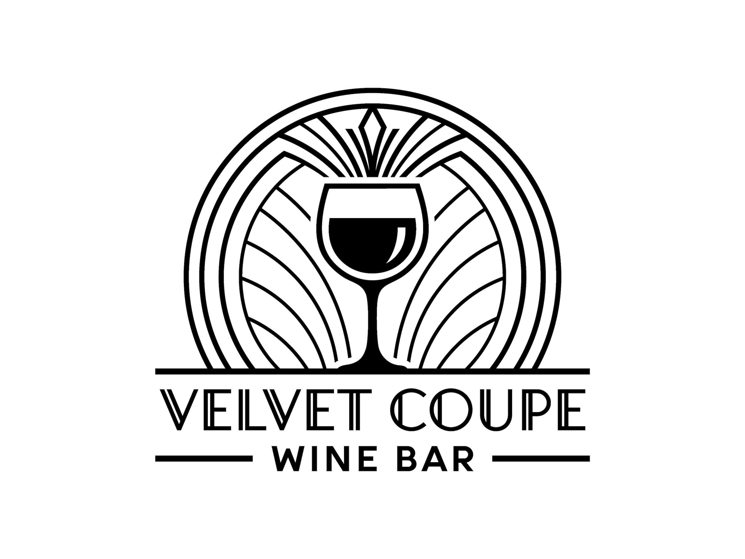 Logo Design by brianritterdesign for Velvet Coupe Wine Bar | Design #36525752