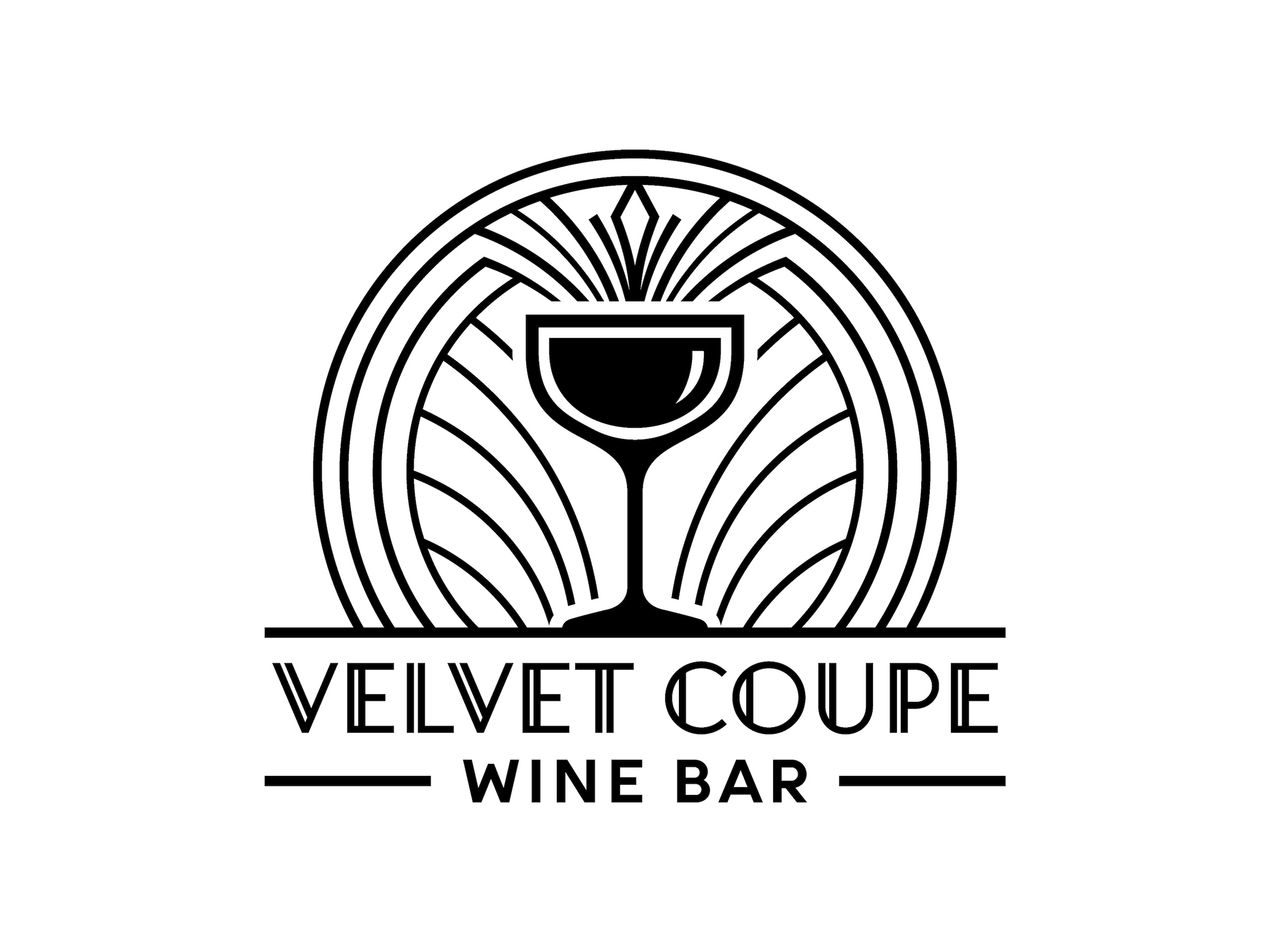 Diseño de Logo por brianritterdesign para Velvet Coupe Wine Bar | Diseño #36534517