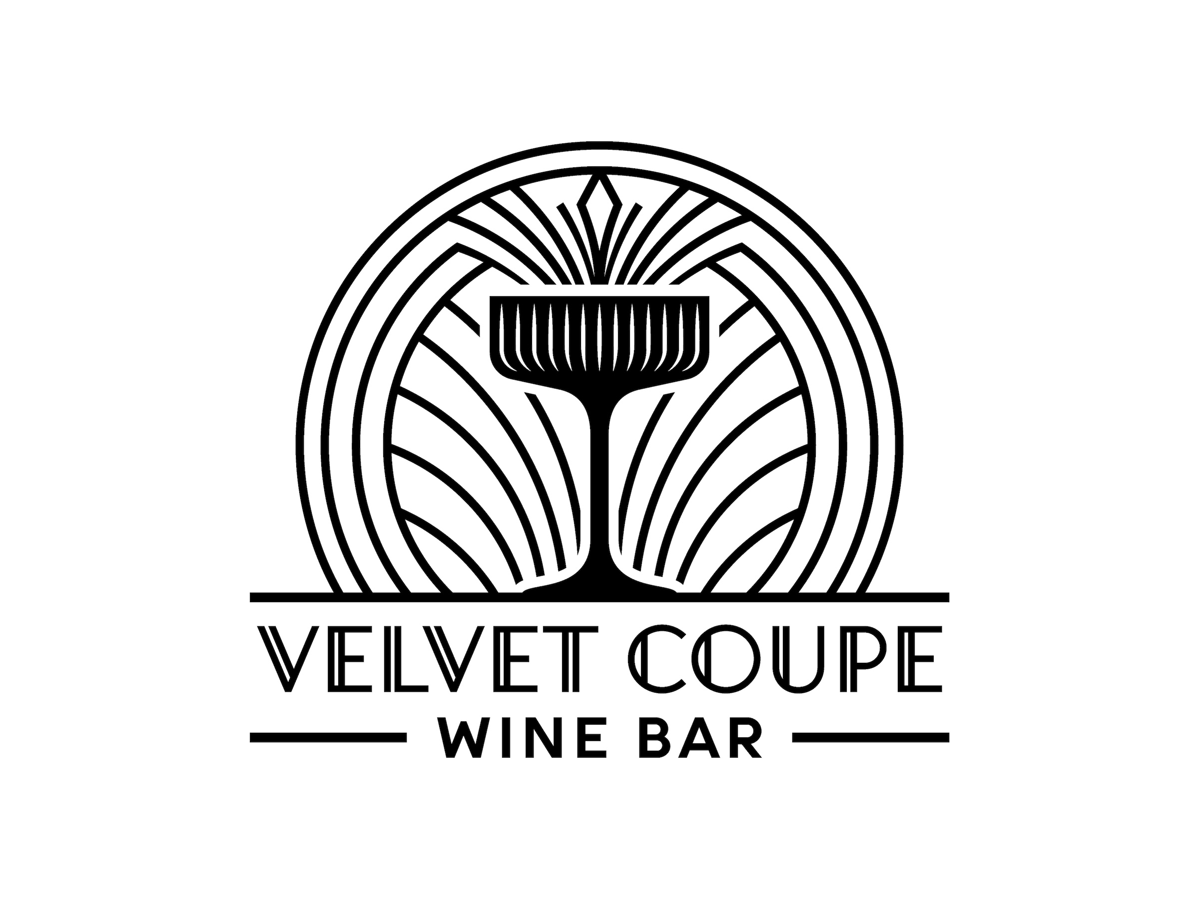 Logo Design by brianritterdesign for Velvet Coupe Wine Bar | Design #36539073