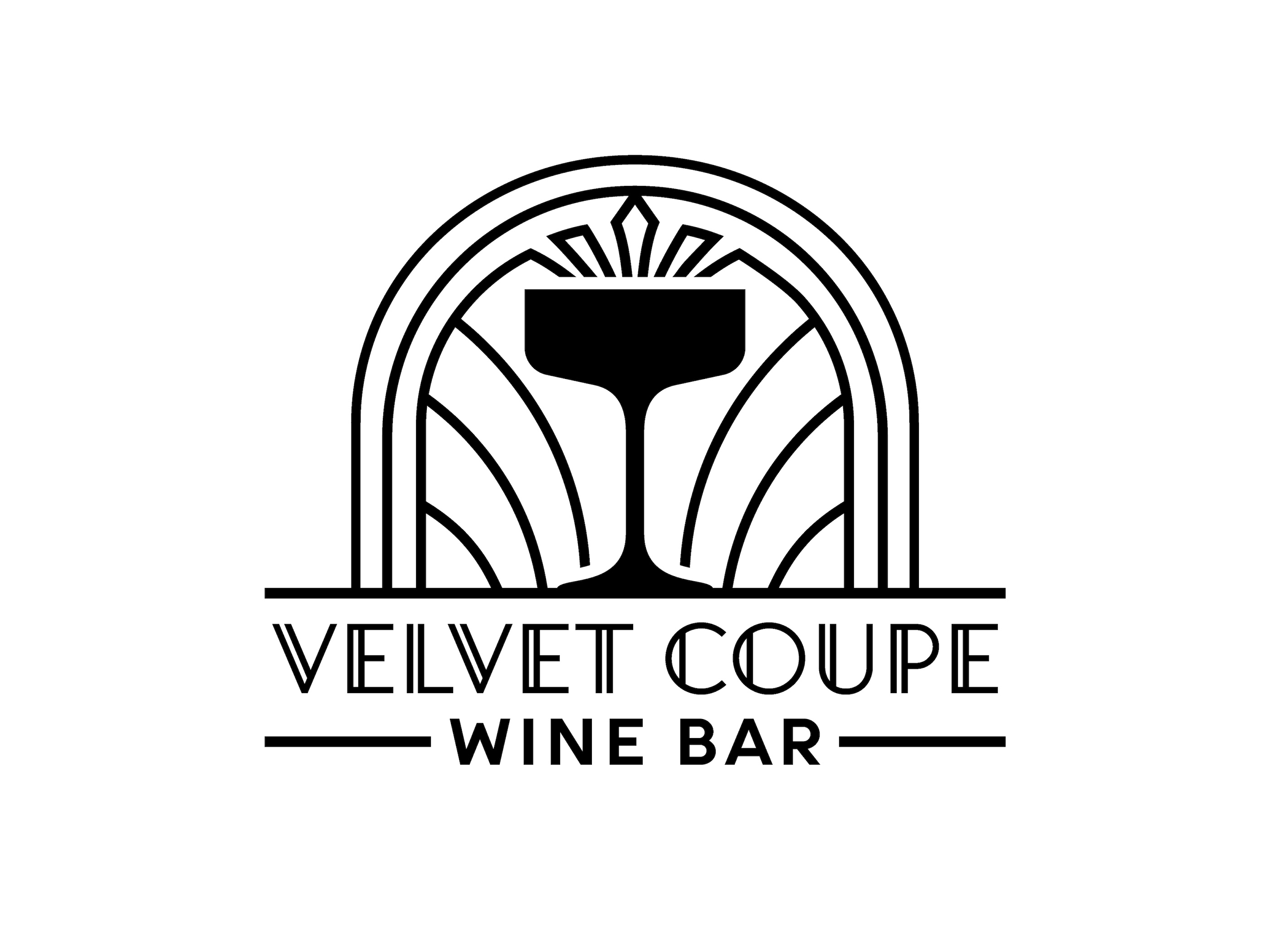 Logo Design by brianritterdesign for Velvet Coupe Wine Bar | Design: #36566453
