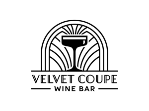 Logo Design by brianritterdesign for Velvet Coupe Wine Bar | Design: #36586812