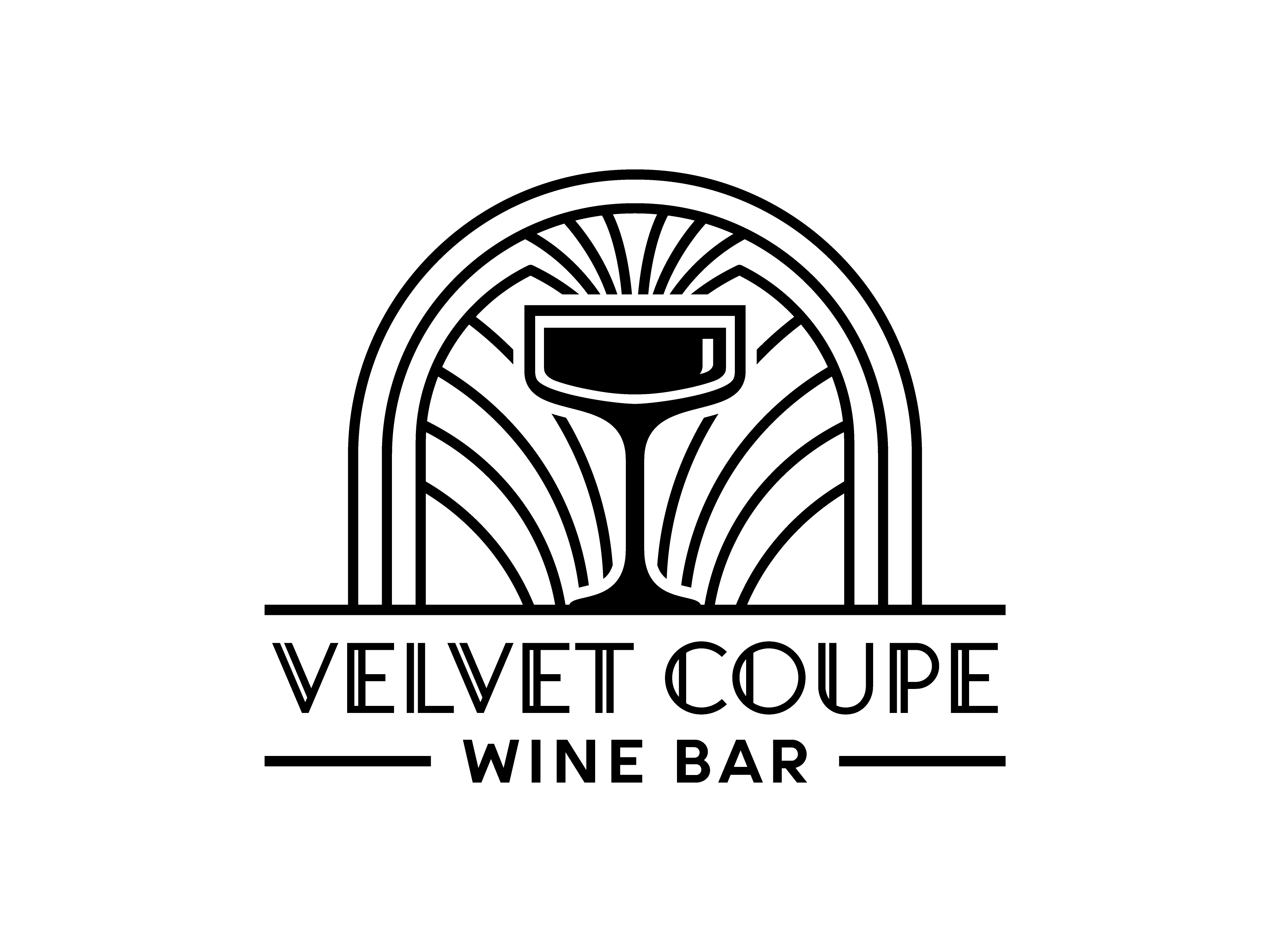 Logo Design by brianritterdesign for Velvet Coupe Wine Bar | Design #36587523