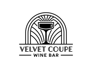 Logo Design by brianritterdesign for Velvet Coupe Wine Bar | Design: #36587523