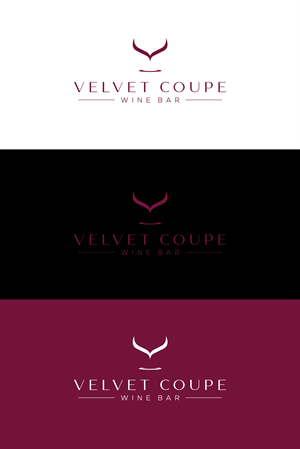 Diseño de Logo por anonrotide para Velvet Coupe Wine Bar | Diseño: #36539308