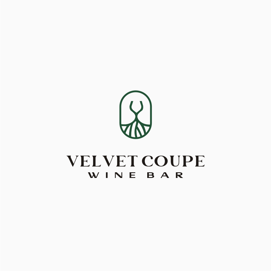 Logo Design by gray mind for Velvet Coupe Wine Bar | Design #36515289