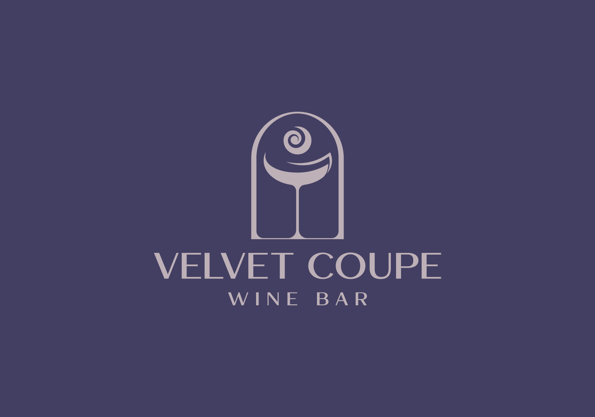 Logo Design by John316 for Velvet Coupe Wine Bar | Design #36531474