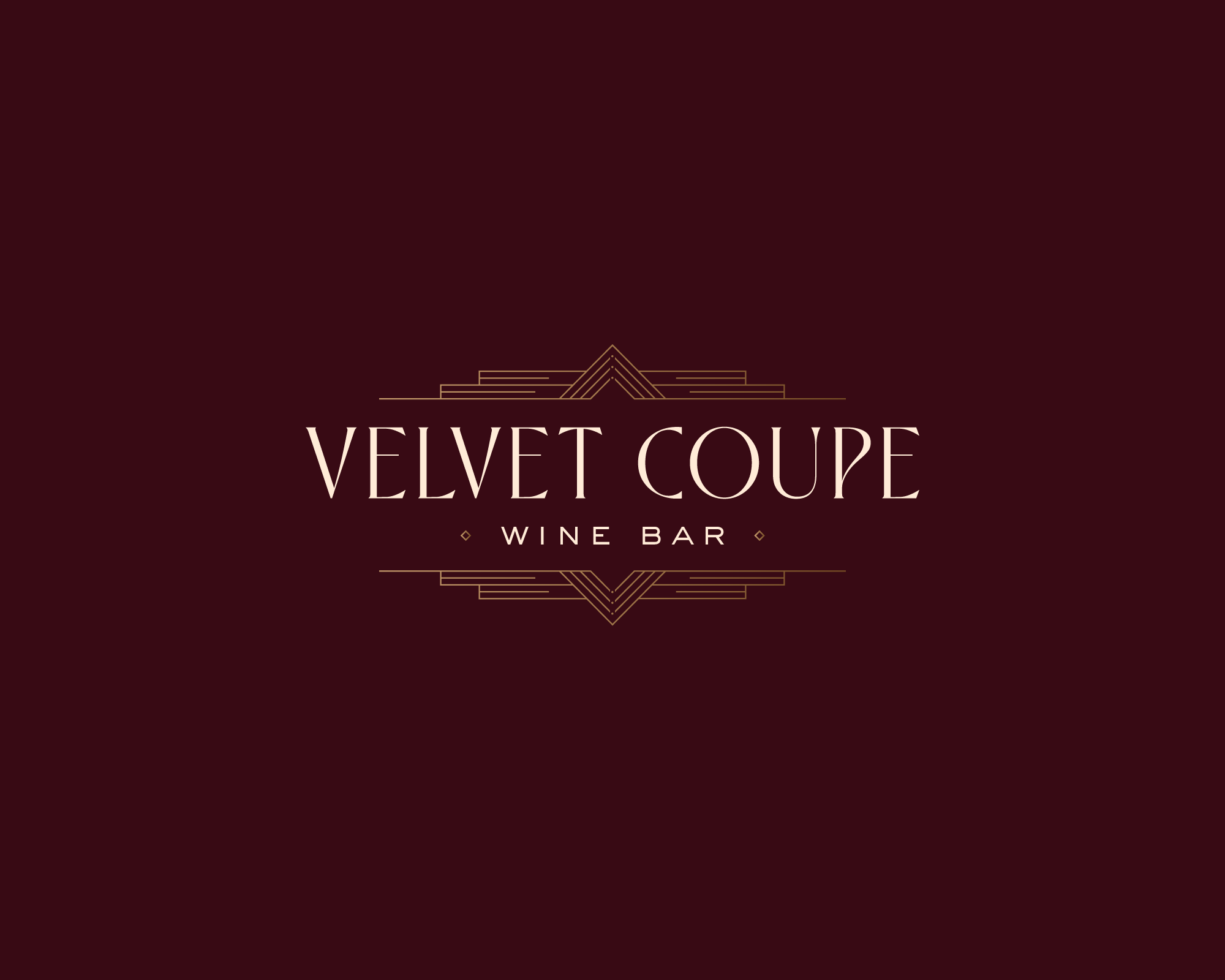 Logo Design by AlexMorisseau for Velvet Coupe Wine Bar | Design #36520007
